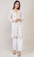Shimmer lawn Embroidered Shirt