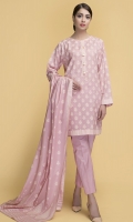 paste printed shirt and duppata with dyed trouser