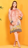 Printed and embellished cotton silk shirt(2.90 M)