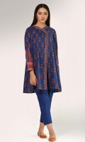 Printed Wider Width Cotton Lawn Shirt Front(1.25m) Printed Wider Width Cotton Lawn Shirt Back(1.25m)