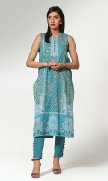 Printed Wider Width Cotton Lawn Shirt(2.50m) Dyed Cambric Shalwar(2.50m)