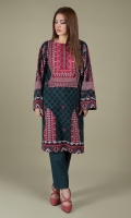 Printed Wider Width Khaddar Shirt(2.50m)