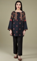 Printed & Embroidered Wider Width Khaddar Shirt Front(1.25m) Printed Wider Width Khaddar Shirt Back(1.50m)