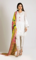 Embroidered Chiffon Shirt 3.0m Digital Printed Tissue Silk Dupatta 2.5m Dyed Inner Fabric 2.5m Shalwar 2.5m