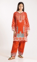 Front Lawn Print Embroidered 1.25m Back Lawn Printed 1.25m Sleeve Lawn Printed 0.5m Embroidered Shalwar 2.5m