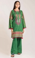 Front Lawn Print Embroidered 1.25m Back Lawn Printed 1.25m Sleeve Lawn Printed 0.5m Shalwar 2.5m