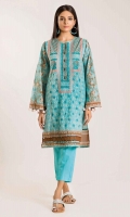 Front Lawn Print Embroidered 1.25m Back & Sleeve Lawn Printed 2.0m Shalwar 2.5m