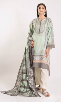 Front Lawn Printed 1.25m Back Lawn Printed 1.25m Sleeve Lawn Printed 0.5m Lawn Printed Dupatta 2.5m