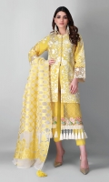 Shirt Length: 3 meters Dupatta Length: 2.5 meters Bottom Length: 2.5 meters
