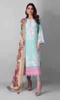 Shirt Length: 3.25 meters Dupatta Length: 2.5 meters Bottom Length: 2.5 meters