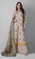 Shirt Length: 3.25 meters Dupatta Length: 2.5 meters Bottom Length: 2.5 meters