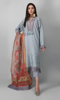 Shirt Length: 3.25 meters Dupatta Length: 2.5 meters Bottom Length: 2.5 meters