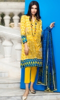 Embroidered Lawn Shirt 3m Lawn Shalwar 2.5 Lawn Dupatta 2.5m 