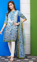 Embroidered Lawn Shirt 3m Lawn Shalwar 2.5 Lawn Dupatta 2.5m 