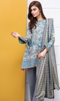 Printed Lawn Shirt 3m Lawn Shalwar 2.5m Lawn Dupatta 2.5m 