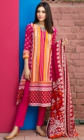Printed Lawn Shirt 3m Lawn Shalwar 2.5m Lawn Dupatta 2.5m 