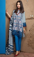 Printed Lawn Shirt 3m Lawn Shalwar 2.5m Lawn Dupatta 2.5m 