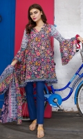 Printed Lawn Shirt 3m Lawn Shalwar 2.5m Lawn Dupatta 2.5m 