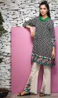 Printed Lawn Shirt 3m Embroidered Lawn Shalwar 2.5m