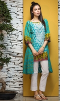 Embroidered Lawn Shirt 3.5m Embroidered Lawn Shalwar 2.5m 