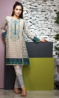 Embroidered Lawn Shirt 3.5m Embroidered Lawn Shalwar 2.5m 