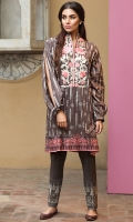 Embroidered Lawn Shirt 3.5m Embroidered Lawn Shalwar 2.5m 