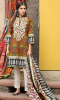 Embroidered Lawn Shirt 3.5m Lawn Dupatta 2.5m