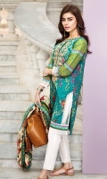 Embroidered Lawn Shirt 3.5m Lawn Dupatta 2.5m
