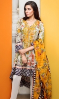 Embroidered Lawn Shirt 3.5m Lawn Dupatta 2.5m