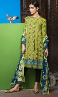Printed Lawn Shirt 3m Lawn Dupatta 2.5m