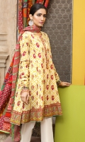 Printed Lawn Shirt 3m Lawn Dupatta 2.5m