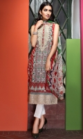 Embroidered Lawn Shirt 3.25m Embroidered Lawn Shalwar 2.5m Chiffon Dupatta 2.5m 
