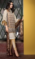 Embroidered Lawn Shirt 3.25m Embroidered Lawn Shalwar 2.5m Chiffon Dupatta 2.5m 