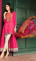 Embroidered Lawn Shirt 3.25m Printed Lawn Shalwar 2.5m Chiffon Dupatta 2.5m 
