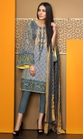 Embroidered Lawn Shirt 1.4m Printed Lawn Shirt 2.25m Lawn Shalwar 2.5m Chiffon Dupatta 2.5m 