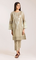 Front & Back Lawn Print Embroidered length 2.5m Sleeve Lawn Printed length 0.75m Shalwar length 2.5m
