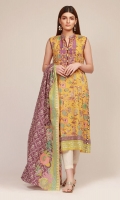 Embroidered Lawn Print Shirt 3.25m Lawn Printed Dupatta 2.5m