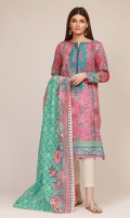 Embroidered Lawn Print Shirt 3.25m Lawn Printed Dupatta 2.5m