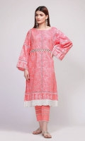 Front Lawn Printed 1.25m Back & Sleeve Lawn Printed 2.0m Shalwar 2.5m Embroidered Patti