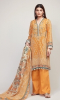 Front Lawn Printed 1.25m Back Lawn Printed 1.25m Sleeve Lawn Printed 0.5m Lawn Printed Dupatta 2.5m Shalwar 2.5m