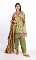 Front Lawn Printed 1.25m Back & Sleeves Lawn Printed 2.0m Lawn Printed Dupatta 2.5m Shalwar 2.5m