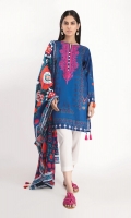 Embroidered Lawn Print Kameez 3.0m Lawn Printed Dupatta 2.5m