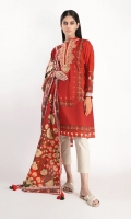 Embroidered Lawn Print Kameez 3.0m Lawn Printed Dupatta 2.5m