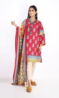 Lawn Printed Shirt 3.0m Lawn Printed Dupatta 2.5m