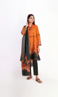  Lawn Printed Shirt 3.0M Lawn Printed Dupatta 2.5M Shalwar 2.5M