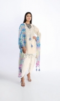 Embroidered Cambric Shirt 3.25m Tissue Silk Printed Dupatta 2.5m Shalwar 2.5m