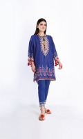 Dobby Print Embroidered Shirt 3.0m Embroidered Shalwar 2.5m