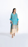 Lawn Printed Shirt 3.0m Chiffon Printed Dupatta 2.5m Shalwar 2.5m