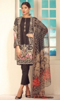 Embroidered Chiffon Shirt 2.5m Silk Printed Fabric 1.5m Cambric Shalwar 2.5m Chiffon Dupatta 2.5m