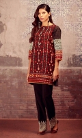 Embroidered Khaddar Shirt 2.5m  Printed Khaddar Sleeves 0.75m  Embroidered Khaddar Shalwar 2.5m